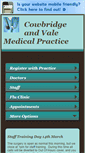 Mobile Screenshot of cowbridgeandvalemedicalpractice.co.uk